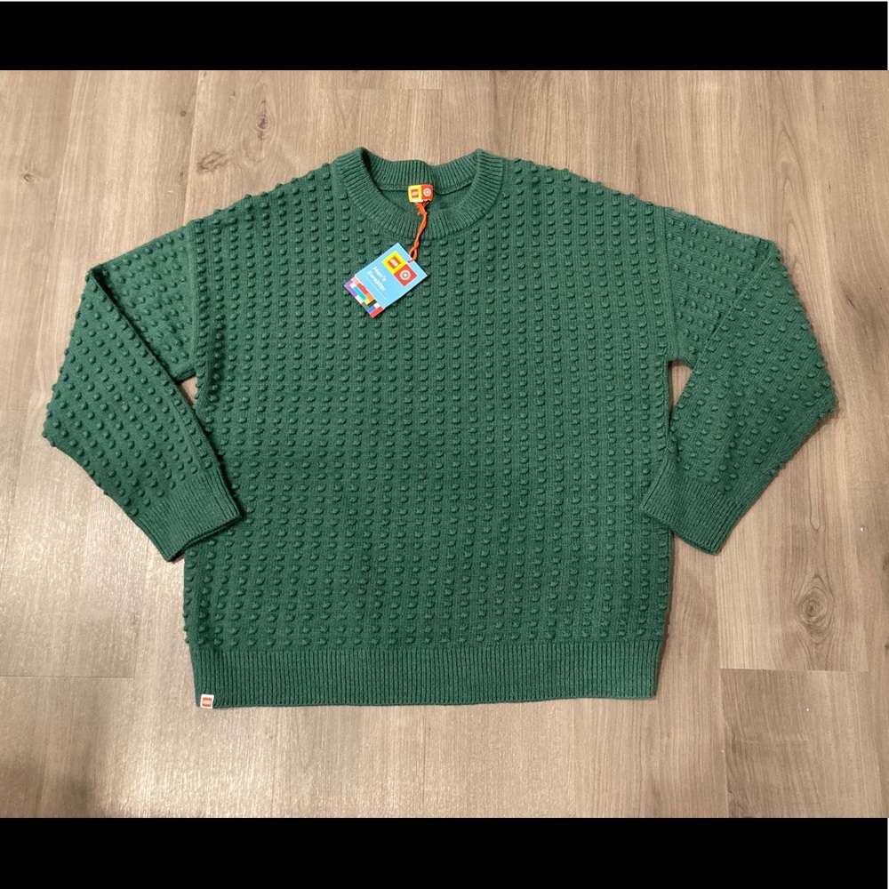 NWT LEGO x Target green sweater for men